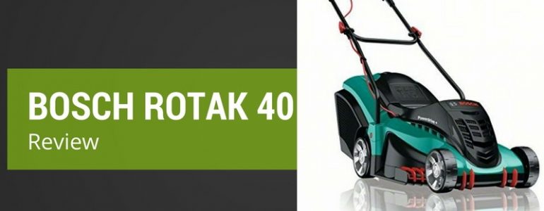 Review of the Bosch Rotak 40 Ergoflex Electric Rotary Lawnmower