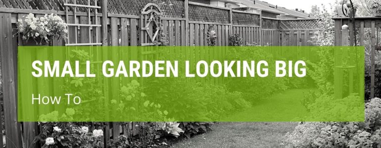 How To Make A Small Garden Look Bigger?