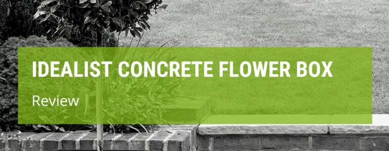 IDEALIST Lite Ribbed Light Concrete Flower Box  Review