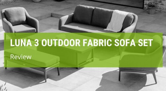 Luna 3 Seat Outdoor Fabric Sofa Set Review